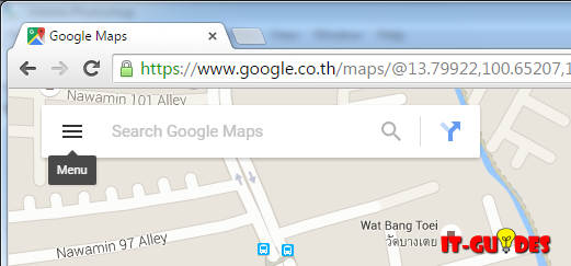 สร้างแผนที่ใน Google Map